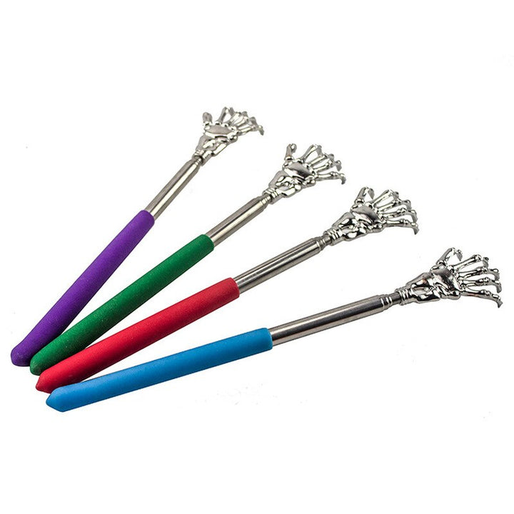 Telescopic Back Scratcher — Skeleton Hand Claw Extends to 61cm