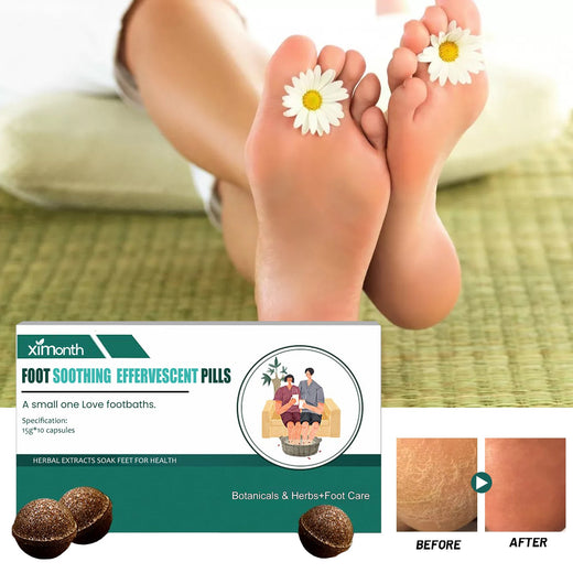 Herbal Effervescent Foot Soak Pills for Tired Feet