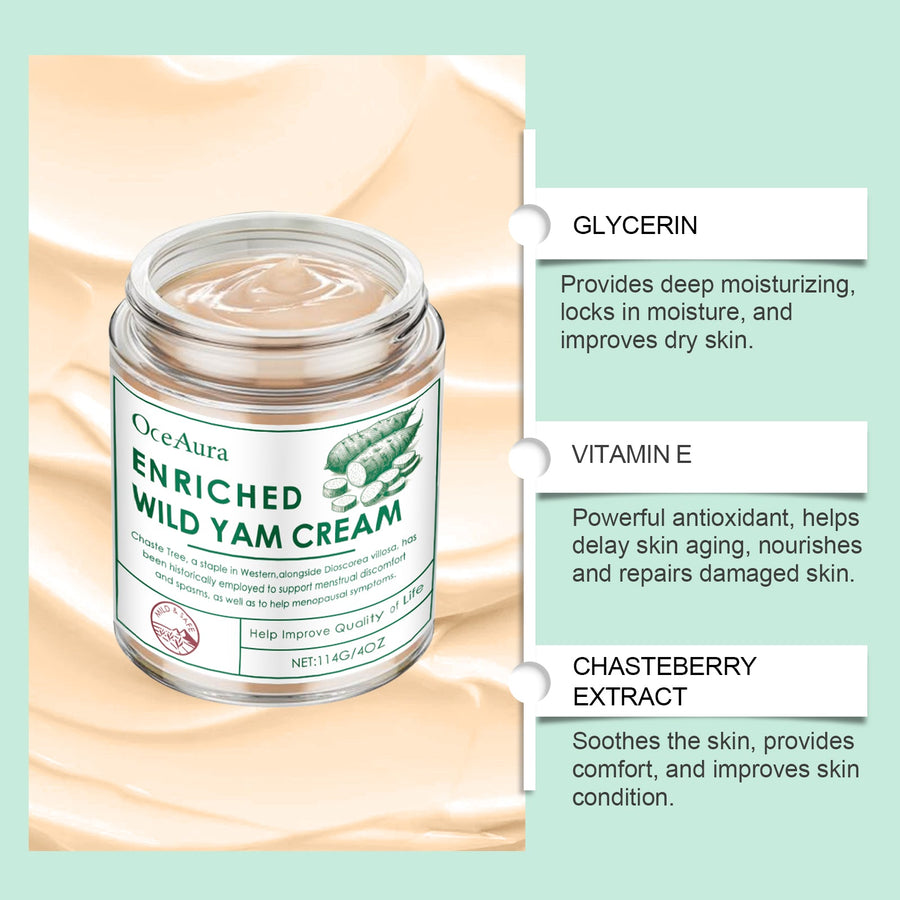 Wild Yam Body Moisturizer for Deep, Lasting Hydration