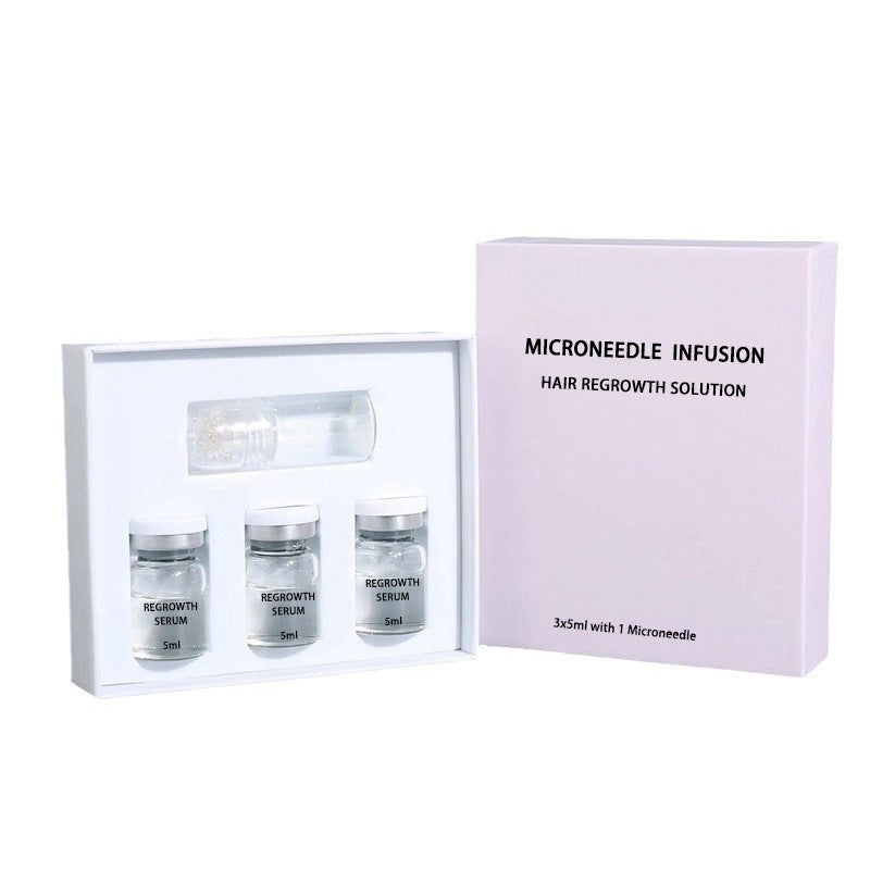 Microneedle Hair Regrowth Serum Kit – Clinical-Strength