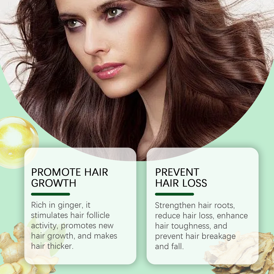 Ginger Hair Oil for Scalp Nourishment, Shine & Care