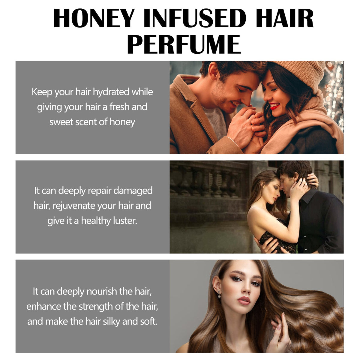 Honey Hair Perfume for Soft, Fresh-Scented Hair