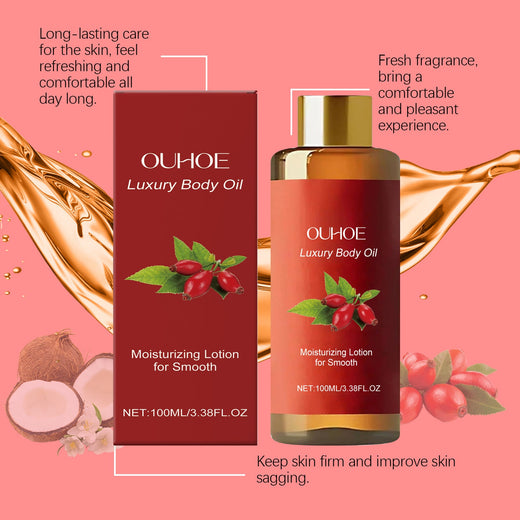 Rosehip Body Oil for Firming & Skin Elasticity