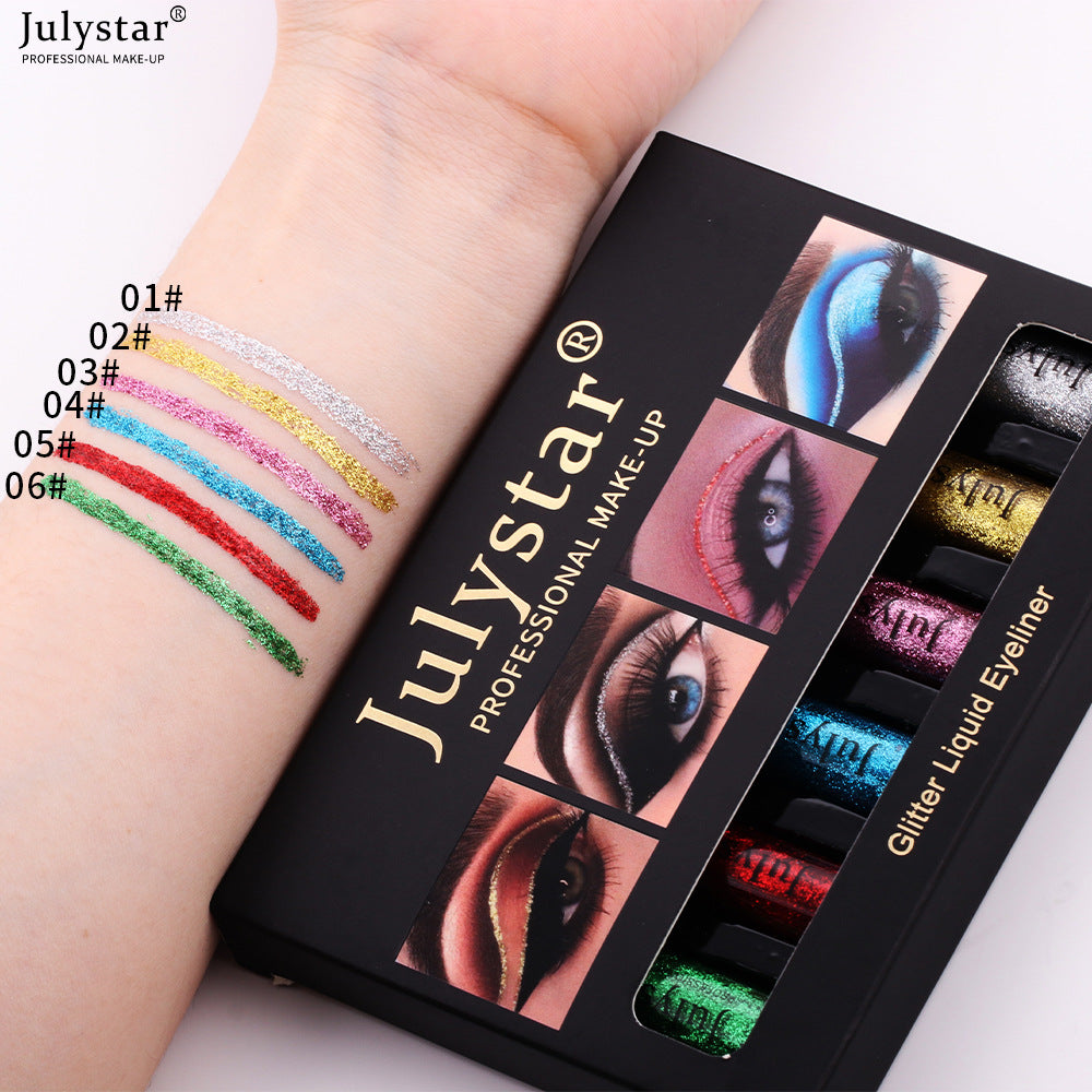 Glitter Liquid Eyeliner Set for Colorful Eye Looks