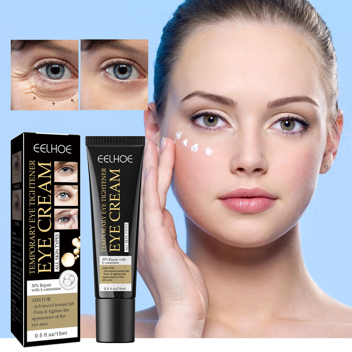 Instant Firming Eye Cream With 30% L-Carnosine Repair