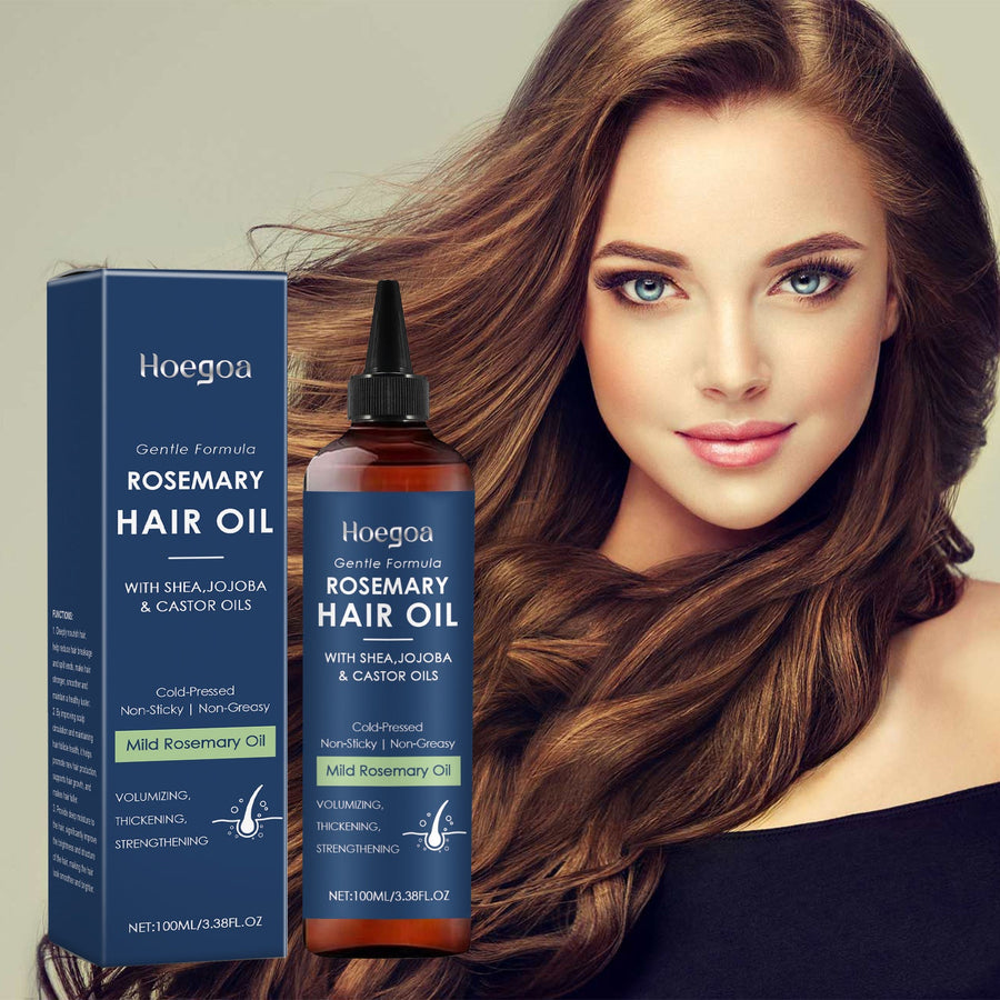 Rosemary Hair Oil for Smooth, Strong-Looking Hair