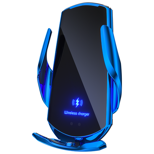 Wireless Charger Holder Car — 15W Fast Charging Auto-Clamp