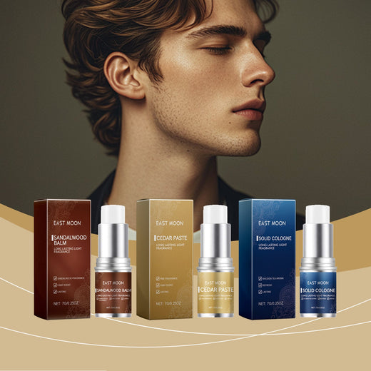 Men's Fragrance Balm Stick – Light Sandalwood Scent