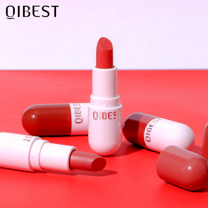 Mini Capsule Velvet Matte Lipstick for Bold Touch-Ups