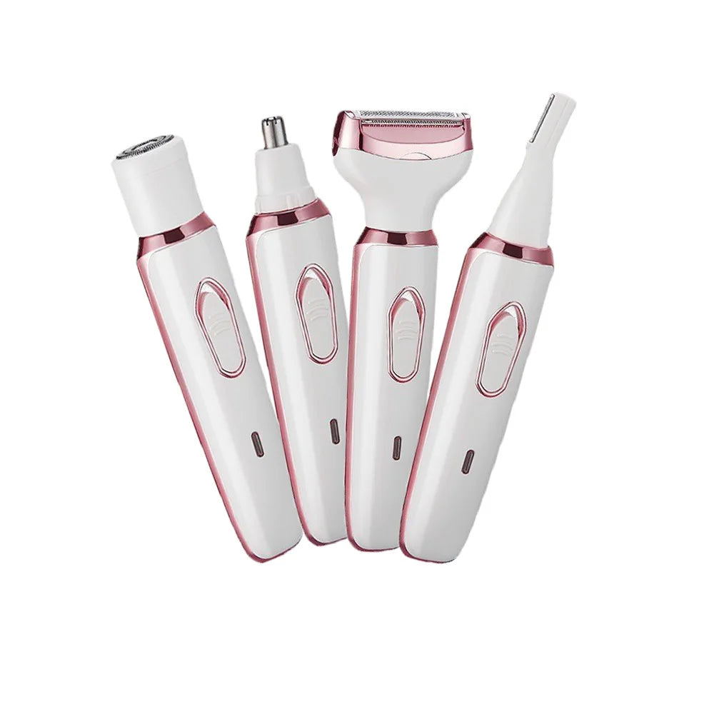 4‑in‑1 Painless Hair Removal Device — Smooth Face, Body