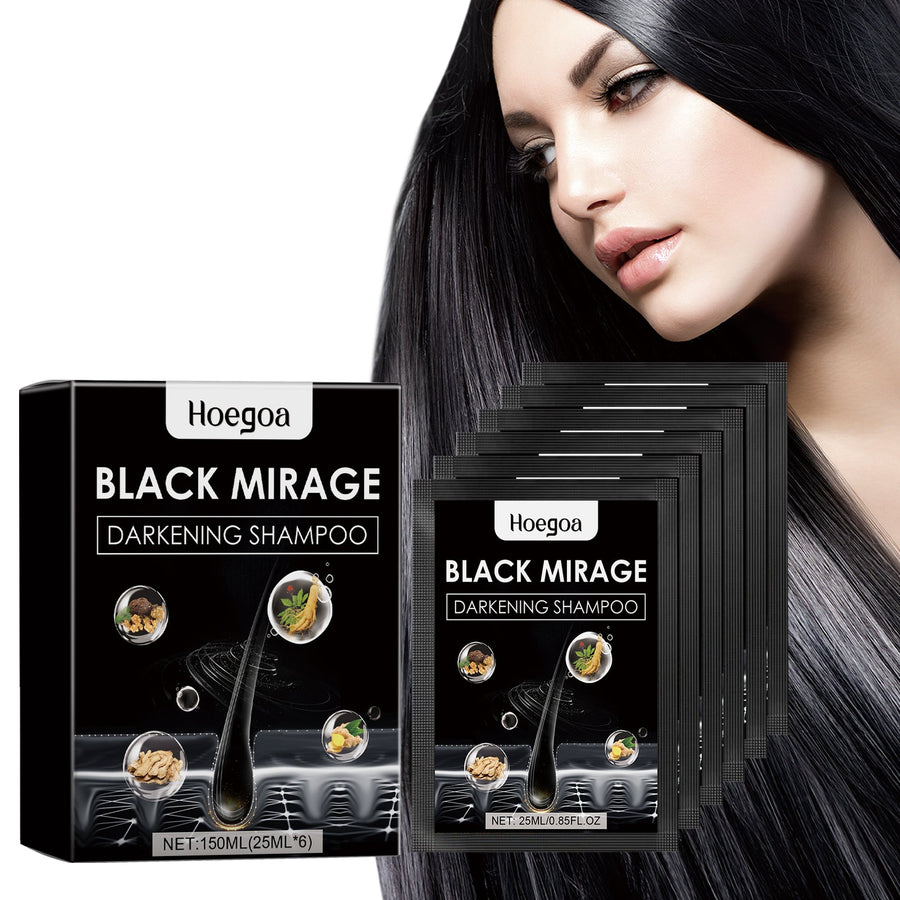 Darkening Shampoo Sachets for Glossy, Nourished Hair