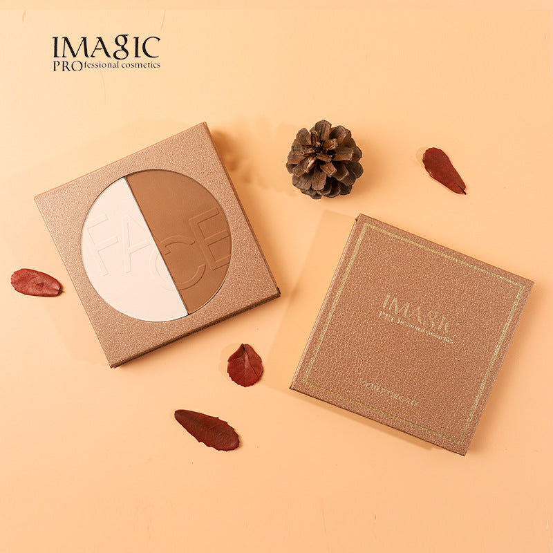 Two-Tone Contour Powder Compact for Sculpted Features