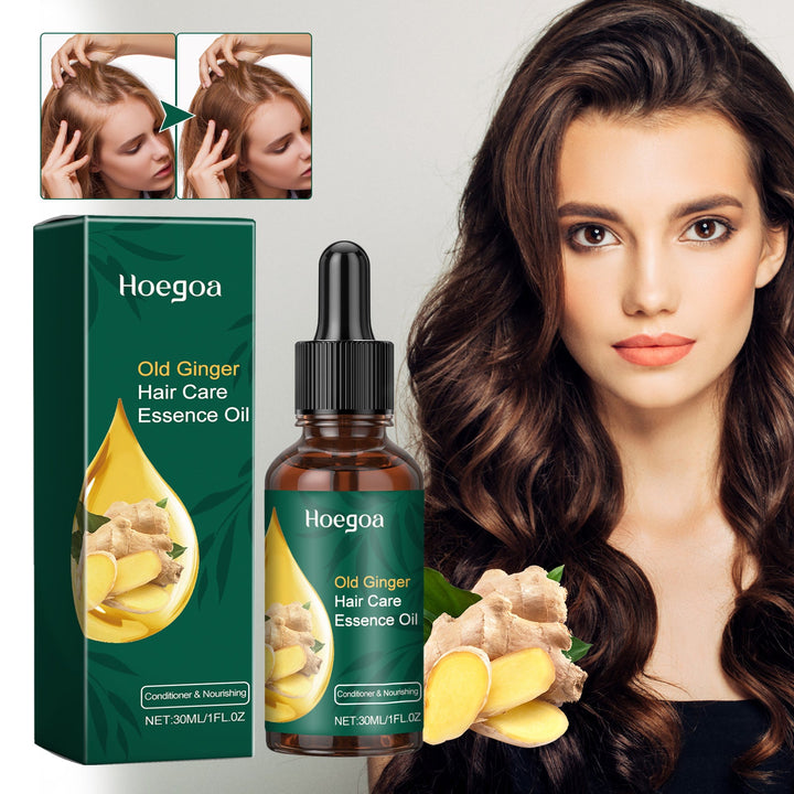 Ginger Hair Oil for Frizz, Knots, Dry Ends & Shine