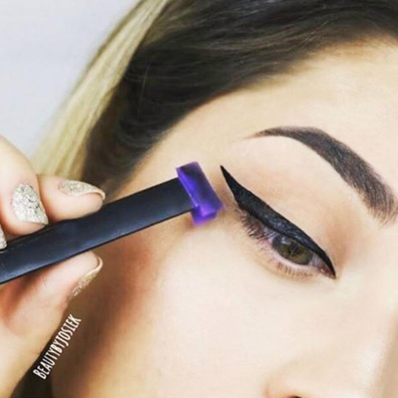 Winged Eyeliner Stamp Tool — Symmetrical Cat-Eyes in Seconds