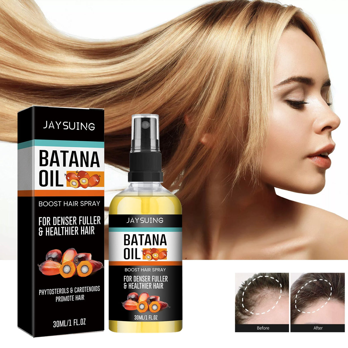 Batana Hair Spray for Fuller-Looking, Healthier Hair