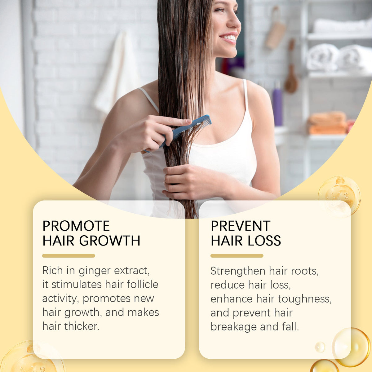 Herbal Hair Growth Serum for Thinning Hair & Breakage