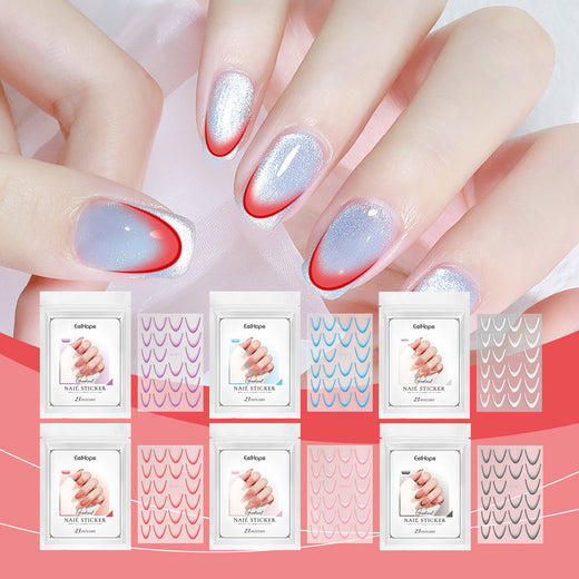 French Gradient Nail Stickers - Salon Ombre in Seconds