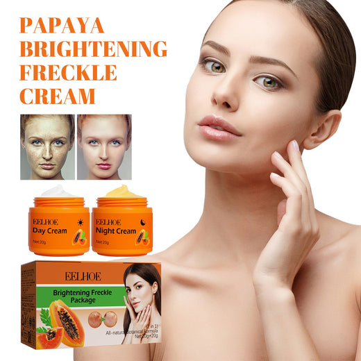 Papaya Day Night Cream Set for Dark Spots & Tone