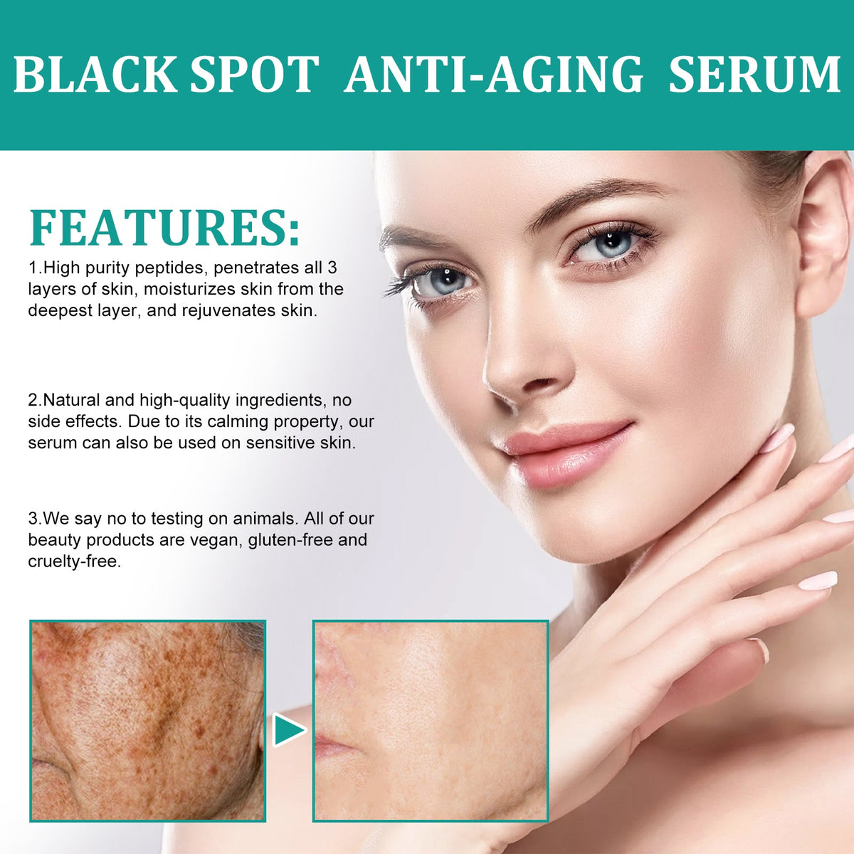Peptide Serum for Dark Spots & Fine Lines