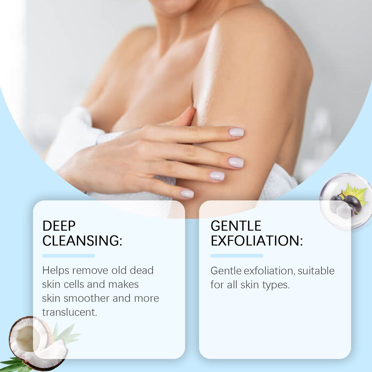 West&Month Body Scrub for Smooth, Bright Skin