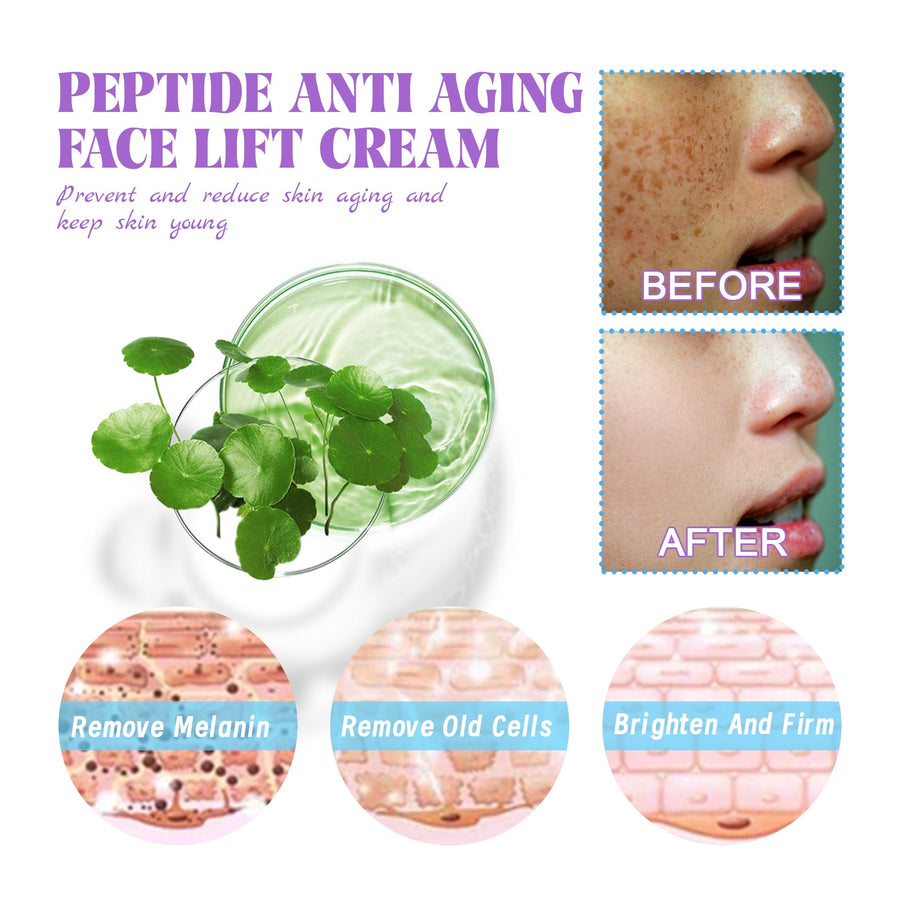 Peptide Anti-Aging Face Cream for Fine Lines & Glow