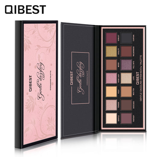 14-Color Eyeshadow Palette for Matte & Glossy Looks