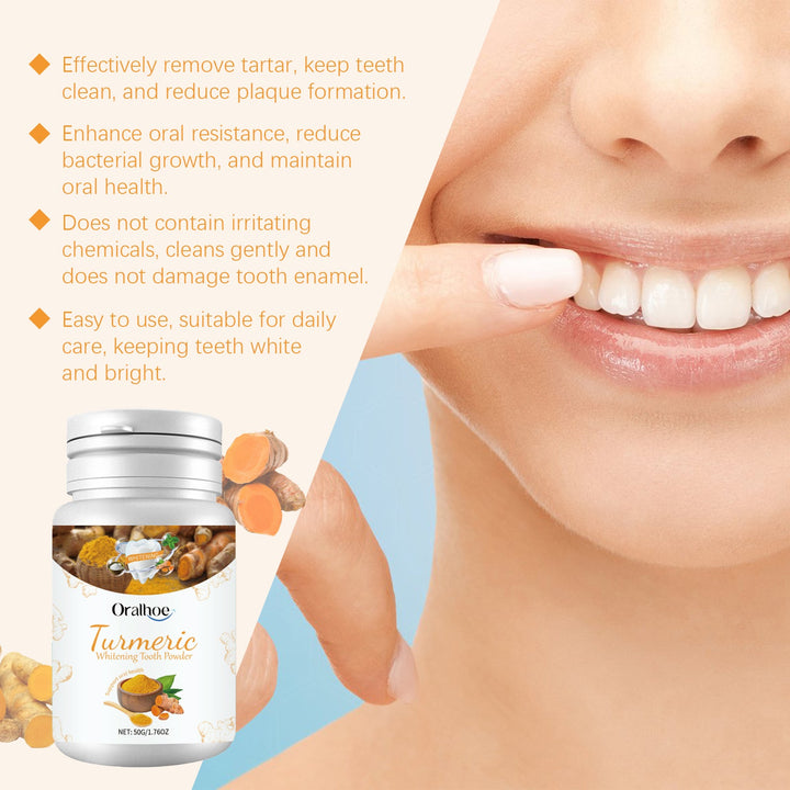 Turmeric Whitening Tooth Powder – Natural Stain Remover