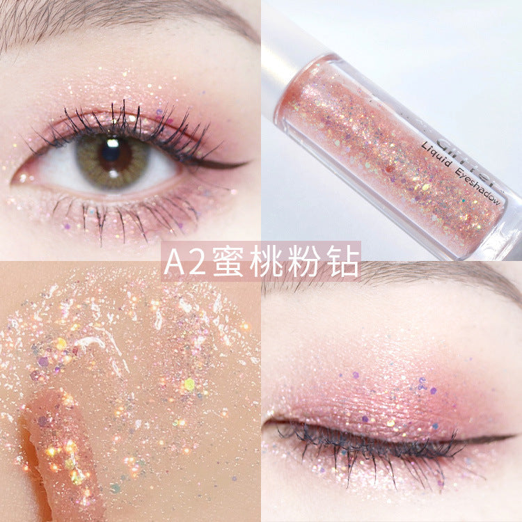 Liquid Glitter Eyeshadow for Instant Starry Eye Looks
