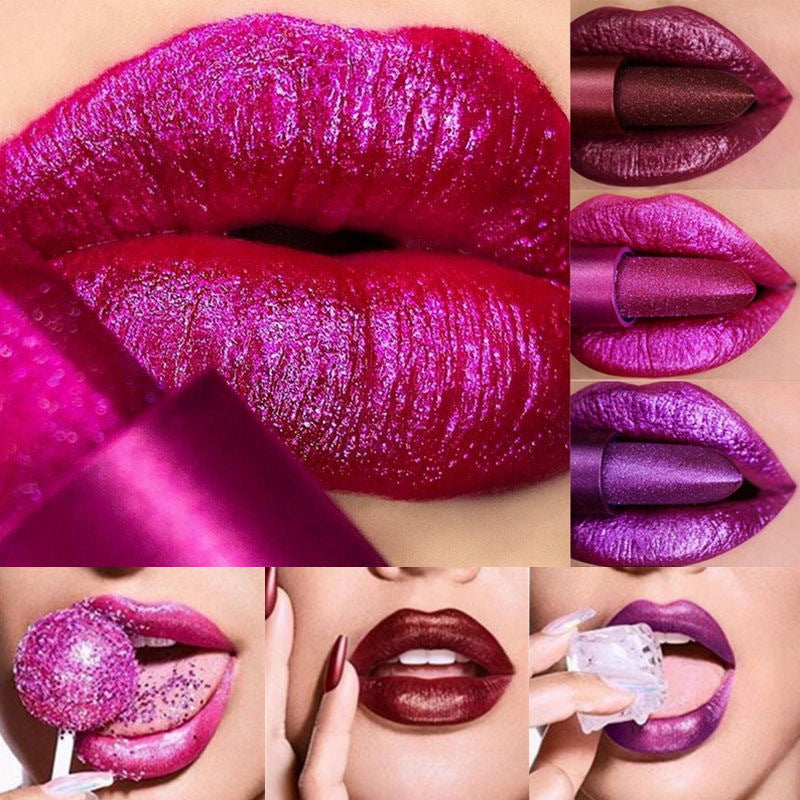 Metallic Lip Gloss Set – 4 Sparkling Statement Shades