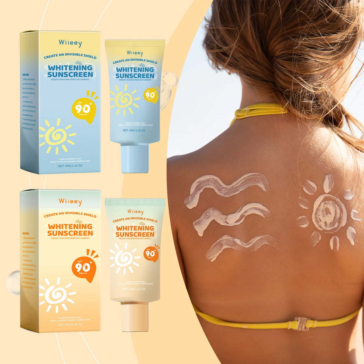 SPF 90 Whitening Sunscreen - Invisible Daily Face Shield