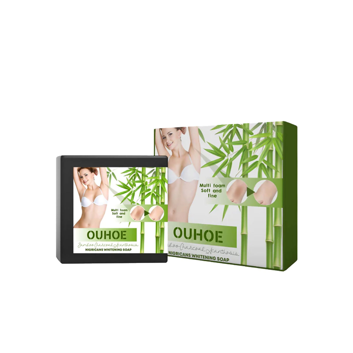 Bamboo Charcoal Soap for Dark Spots & Uneven Tone