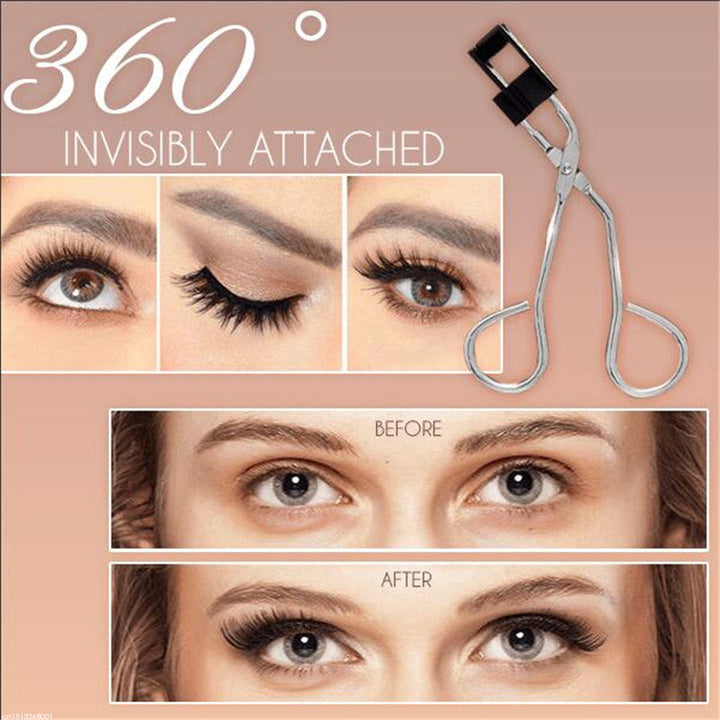 Magnetic Eyelash Curler — Effortless 360° Invisible Lashes