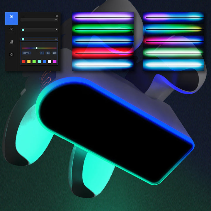 PS5 Controller Charger with RGB Lighting — Dual Fast-Charge