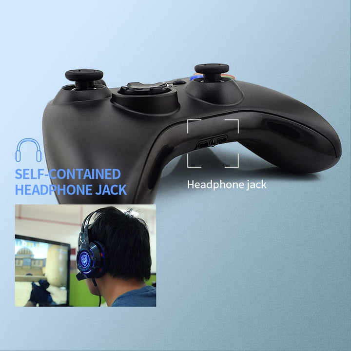 USB Wired Gamepad for Xbox 360 & PC - Dual Vibration