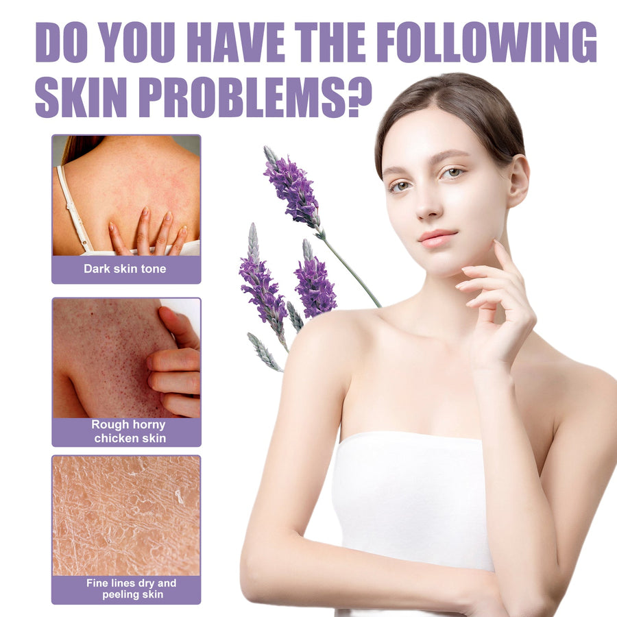 Lavender Body Lotion for Dry, Rough Skin, 100ml Bottle
