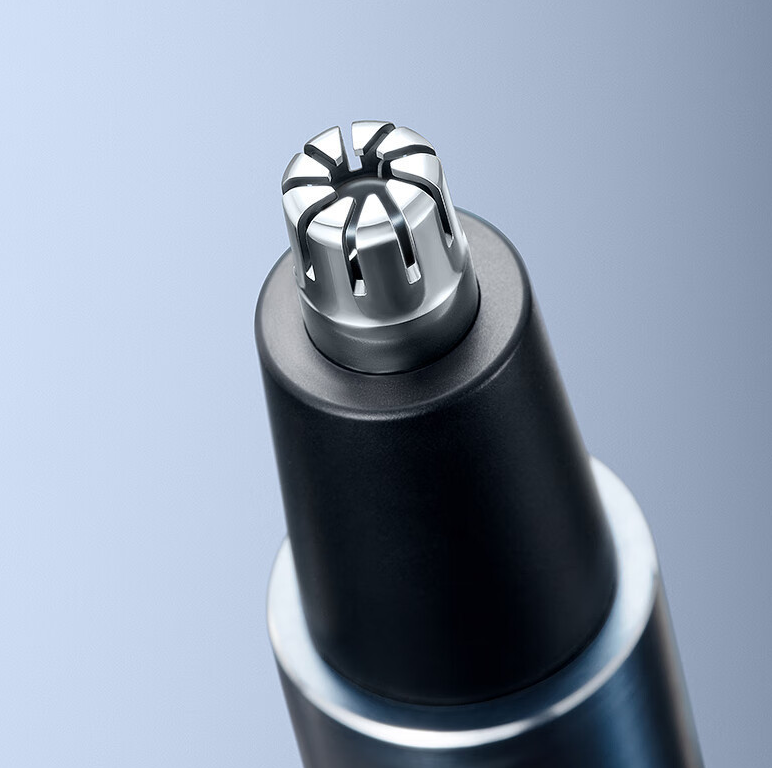Electric Nose Hair Trimmer with LED Display — Safe, Precise