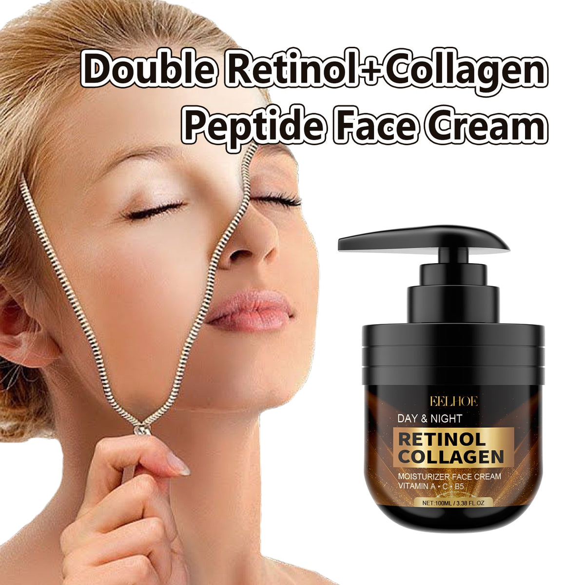 Retinol Collagen Face Cream for Firming Sagging Skin