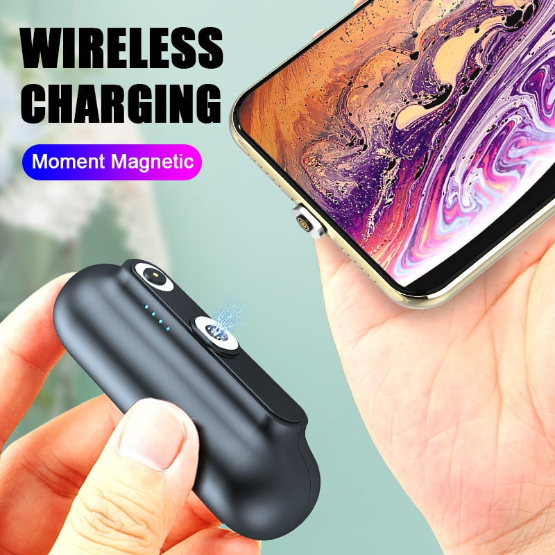Magnetic Power Bank 2600mAh — Featherlight iPhone Emergency