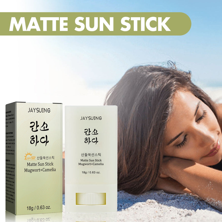 Matte Sunscreen Stick SPF 50 Non-Sticky Face Protection