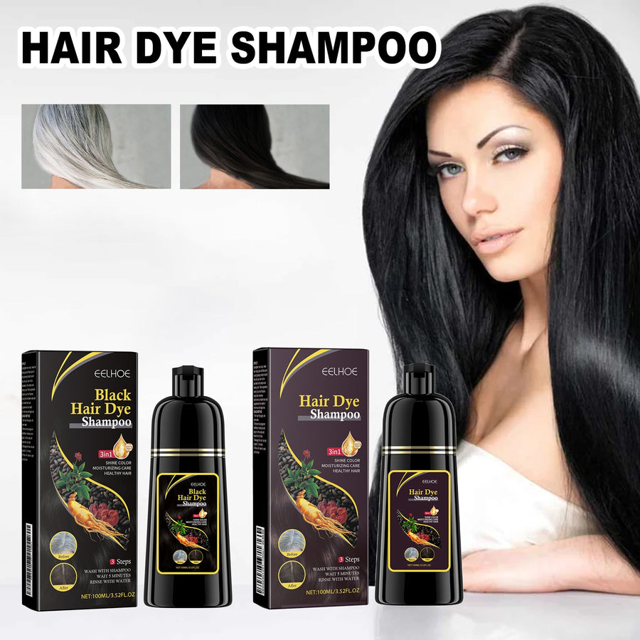 Black Hair Shampoo for Gray Hair Color & Moisture