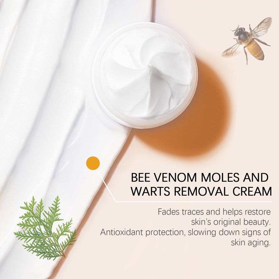 Bee Venom Wart Removal Cream — Painless Mole & Skin Tag