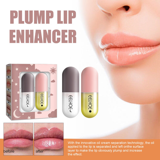 Day & Night Lip Plumping Capsule Duo for Fuller Lips