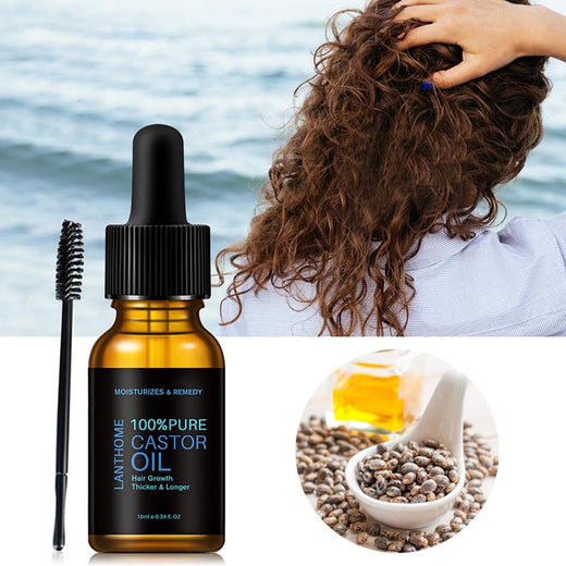 Castor Oil Hair Treatment for Targeted Moisture & Gloss