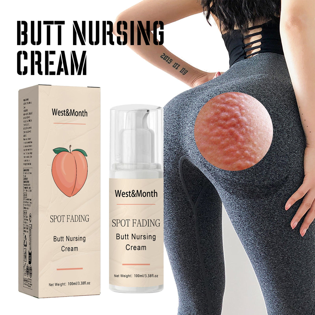 Buttock Care Cream for Dark Spots & Rough Skin