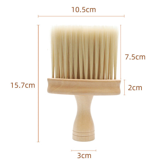 Hairdressing Neck Brush for Fast, Gentle Hair Cleanup