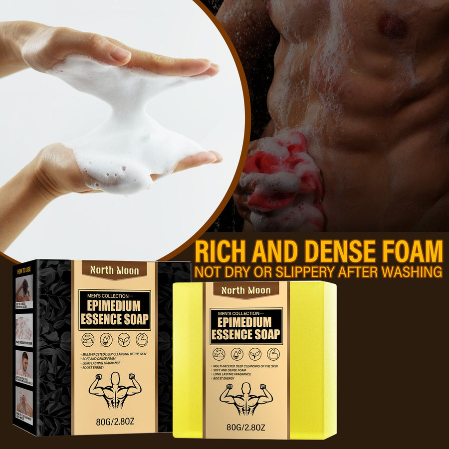 Epimedium Essence Soap for Men Deep Cleansing Bar