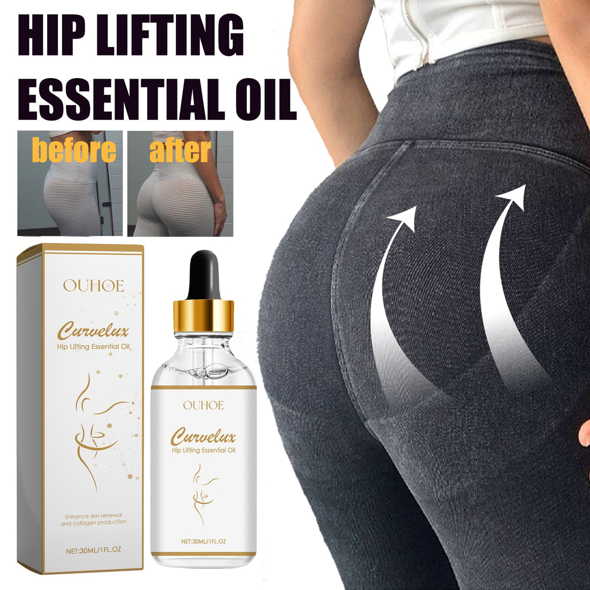 Hip Lifting Serum for Firmer, Rounder Curves Daily