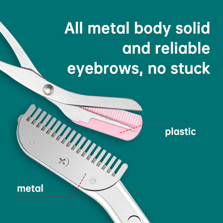 Precision Eyebrow Trimmer Scissors — Salon-Quality Brow
