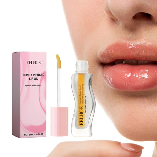 Honey Lip Oil for Dry, Cracked Lips - Plumping Glow