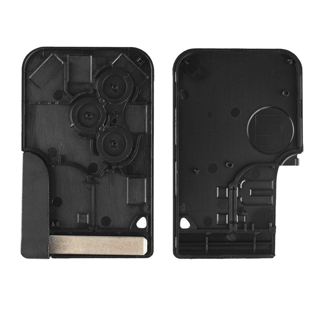 Renault Smart Card Key Fob Shell — 3‑Button Replacement